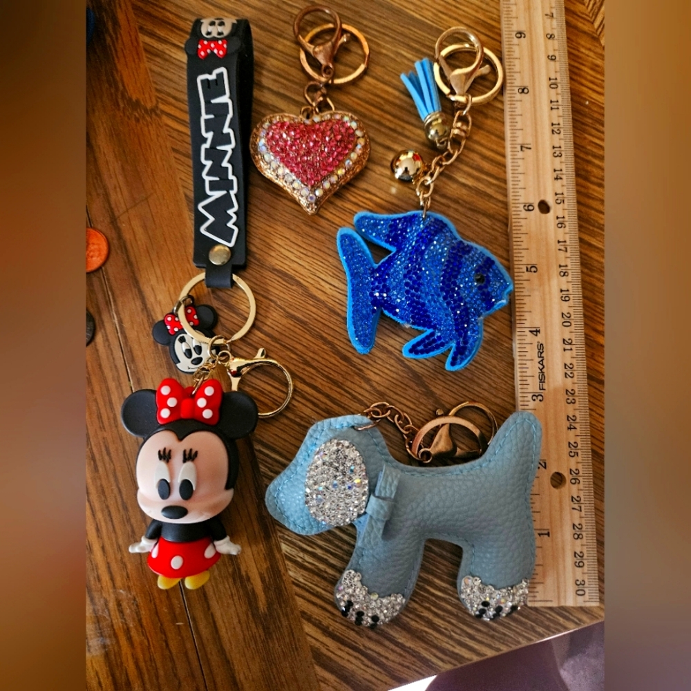 Keychains or purse charms